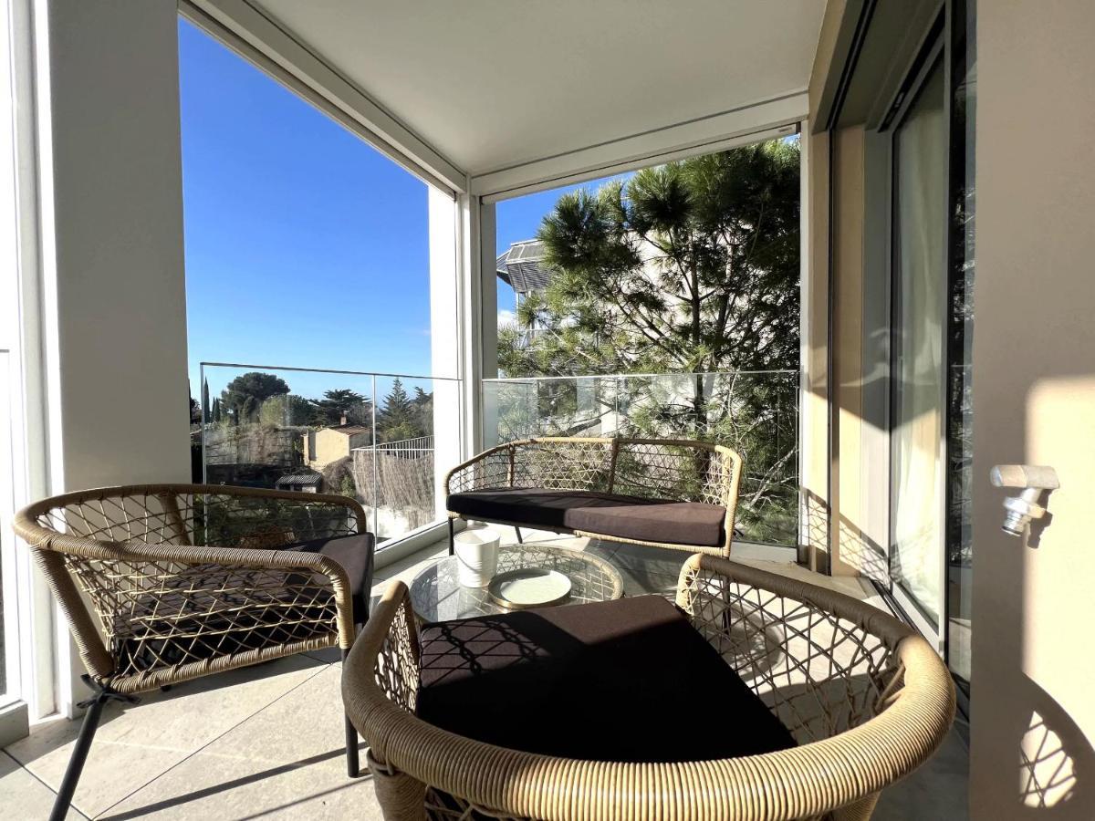 Ferienwohnung Magnifique 3 Pieces Vue Mer - Èze Exterior foto